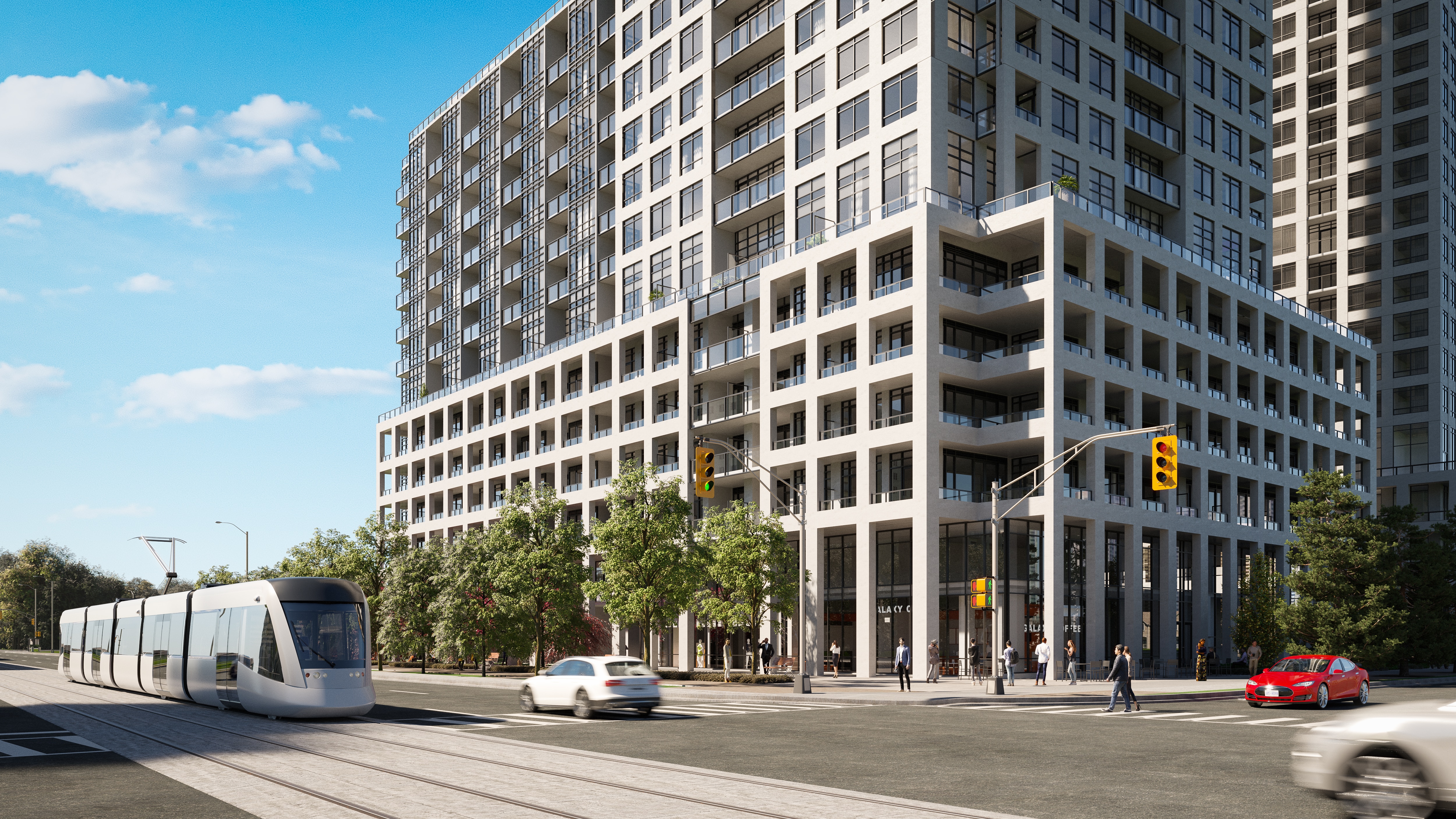 ORO-Streetscape ORO-Streetscape ORO Condos @ 24 Elm Dr W Mississauga ORO Streetscape